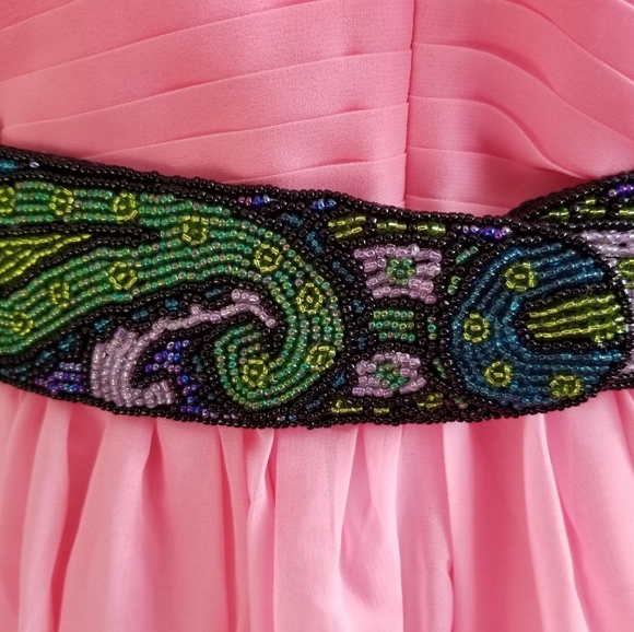 Vintage Hand Beaded Adjustable Belt - Picture 16 of 17